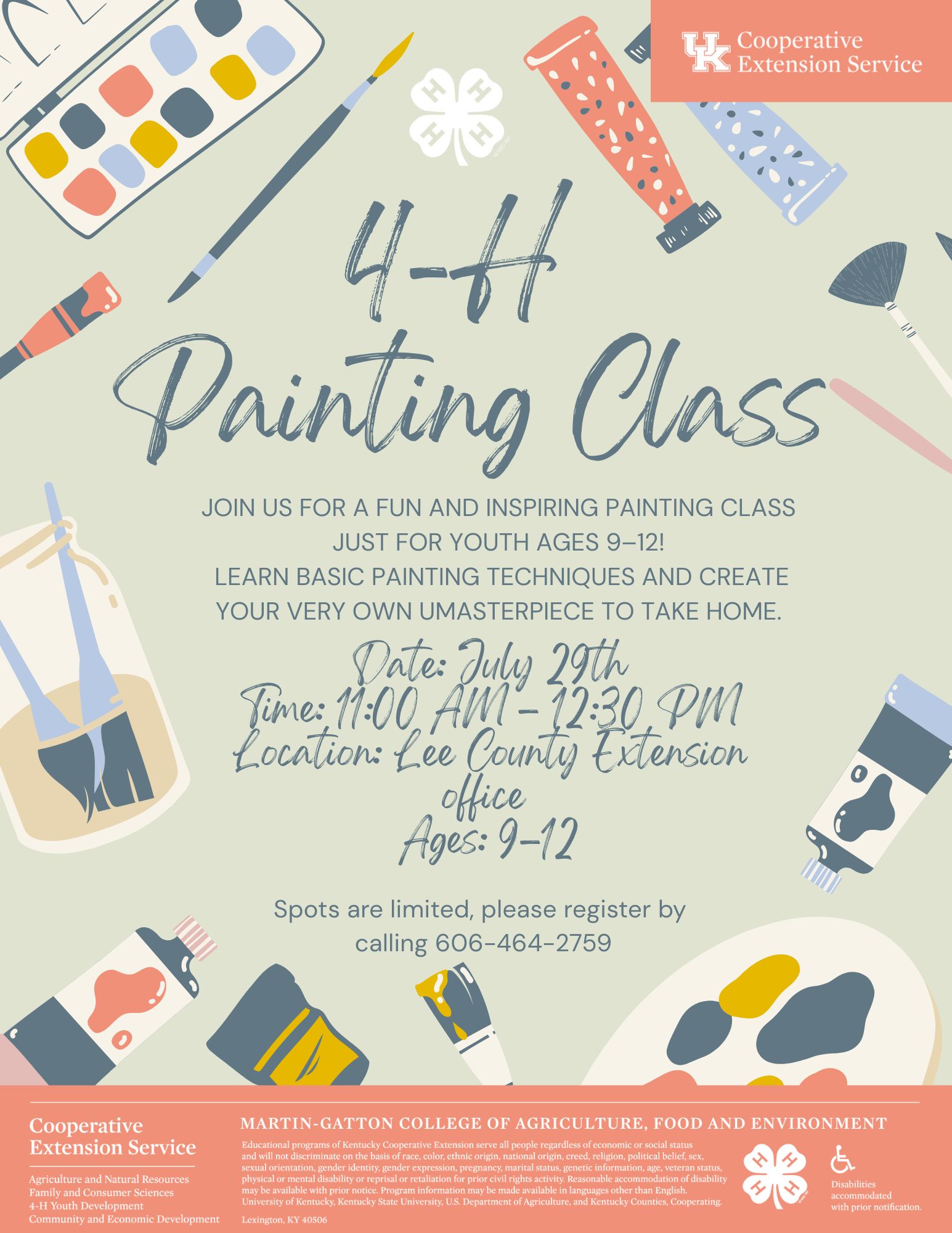youth painting class